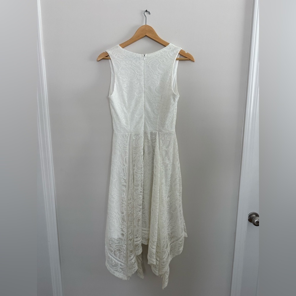 Bridesmay Women’s White Floral Lace Cocktail Dress Size S - Picture 2 of 8